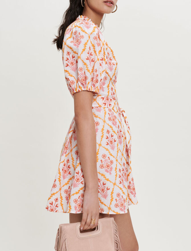 Vestido de algodón bordado