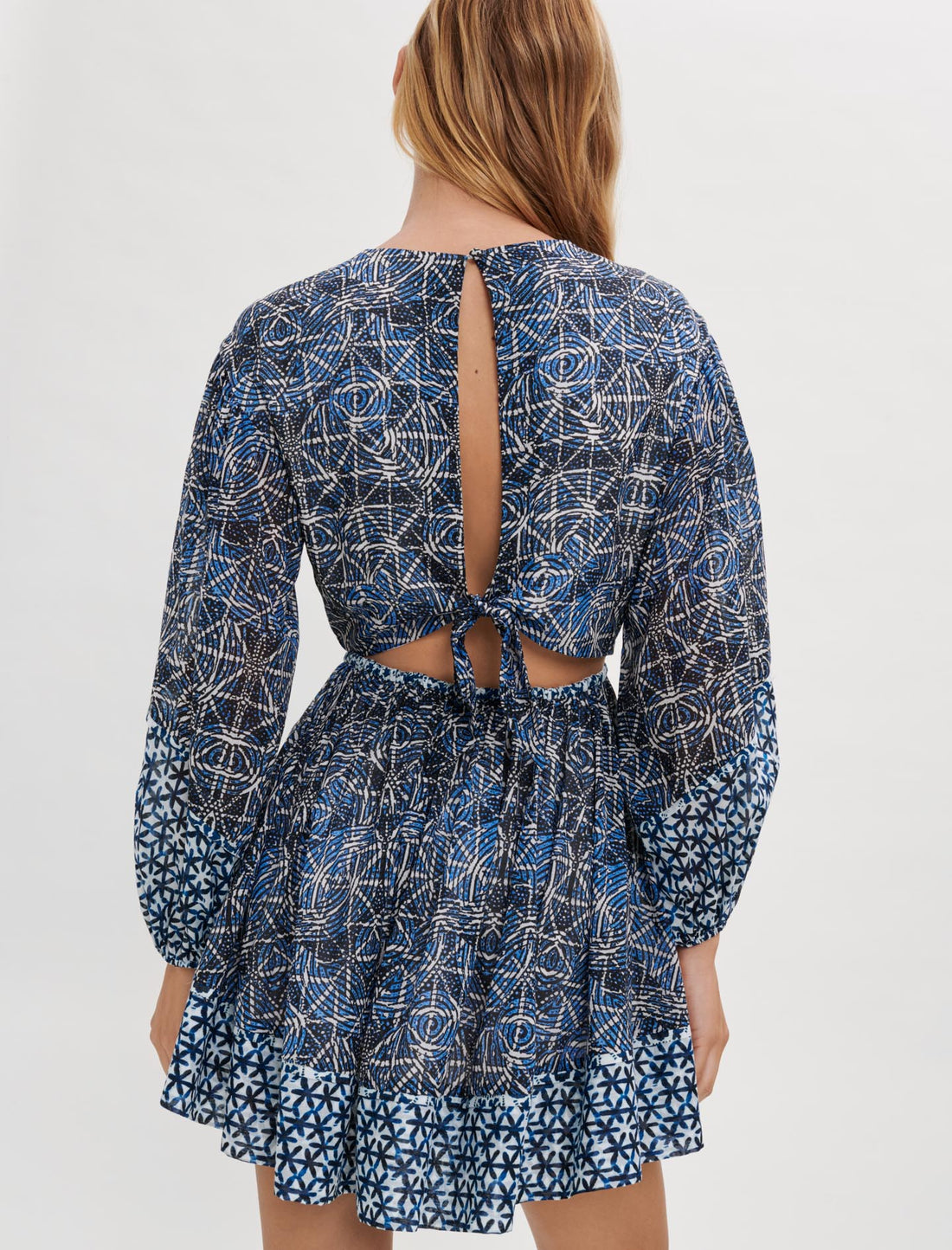 Vestido de velo de algodón