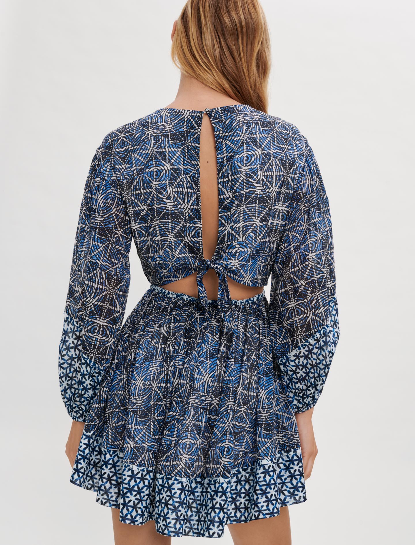 Vestido de velo de algodón