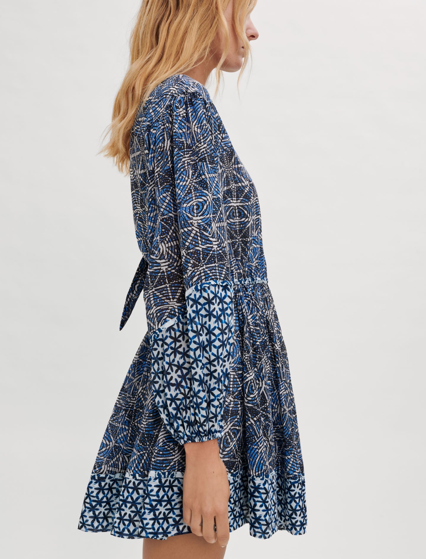 Vestido de velo de algodón