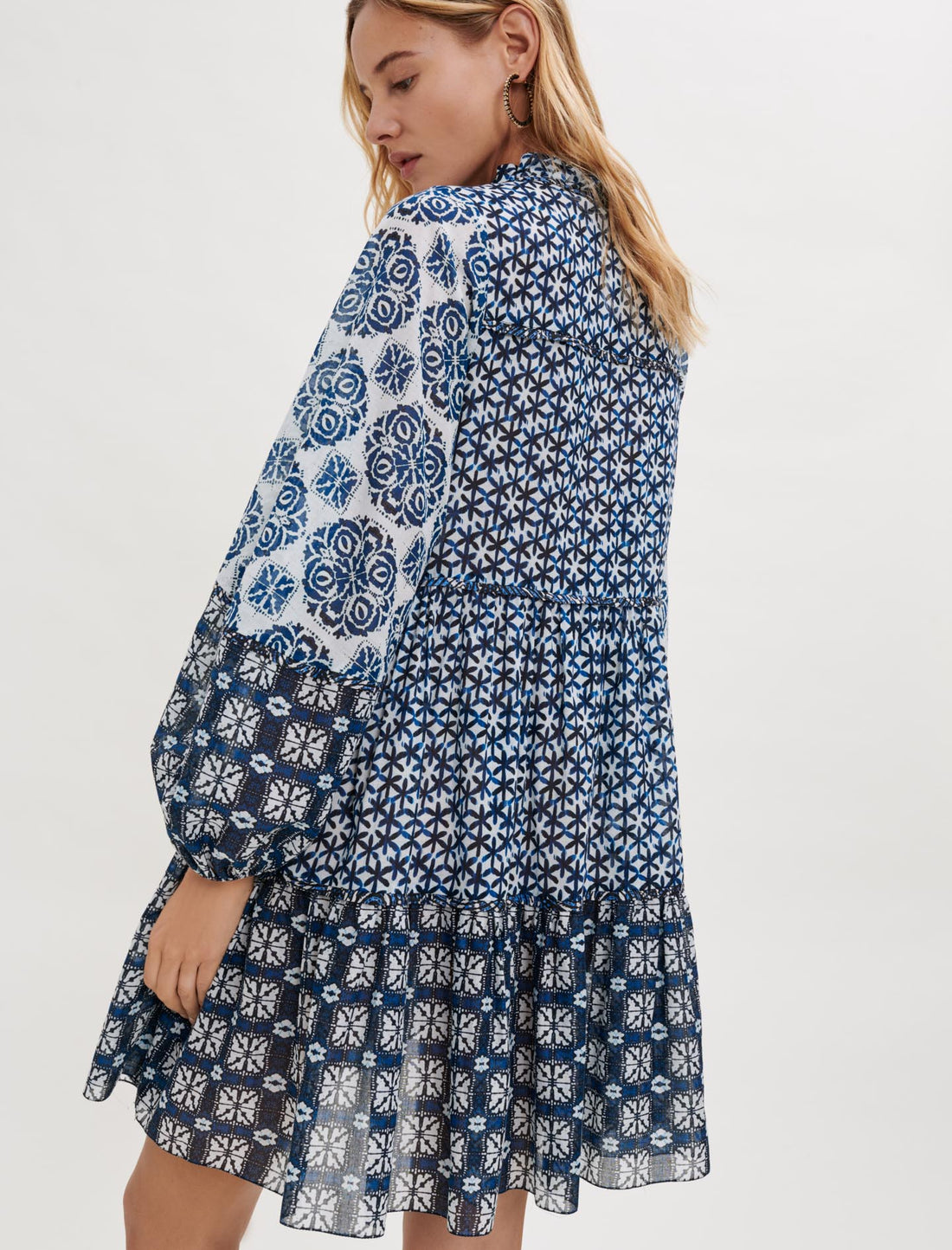 Vestido de velo de algodón