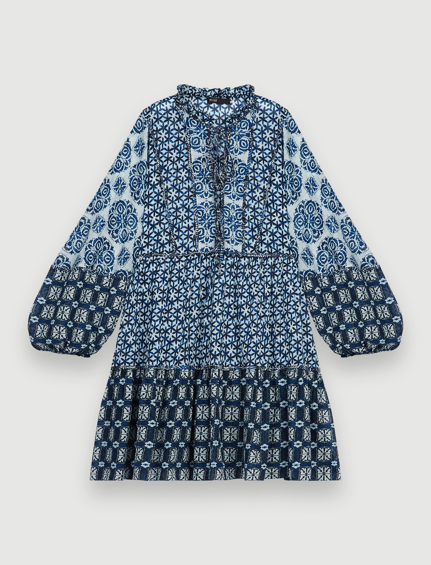 Vestido de velo de algodón