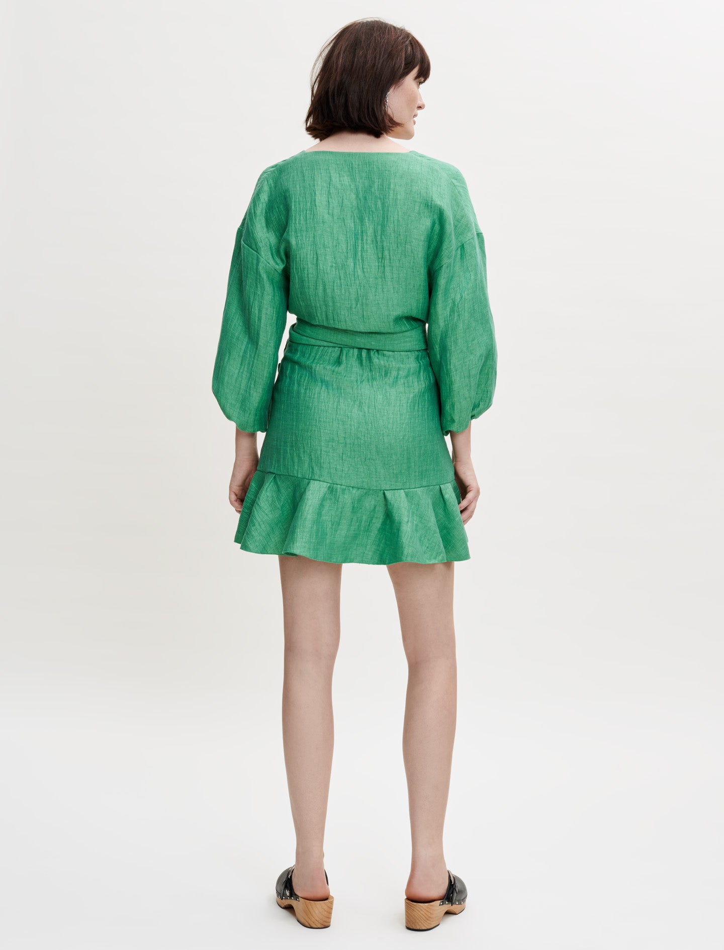 Vestido cruzado para anudar