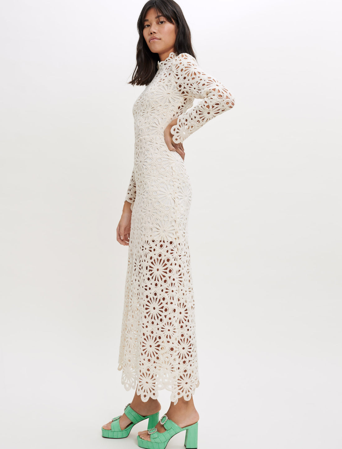 Vestido de guipur estilo ganchillo