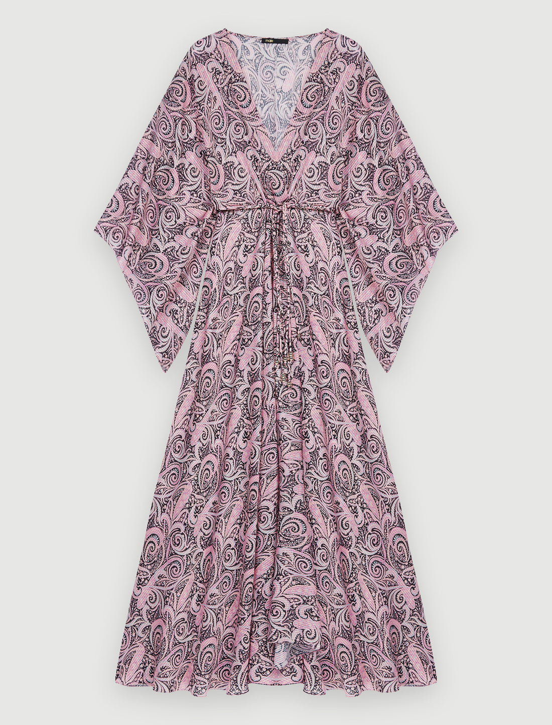 Vestido fluido con estampado Paisley
