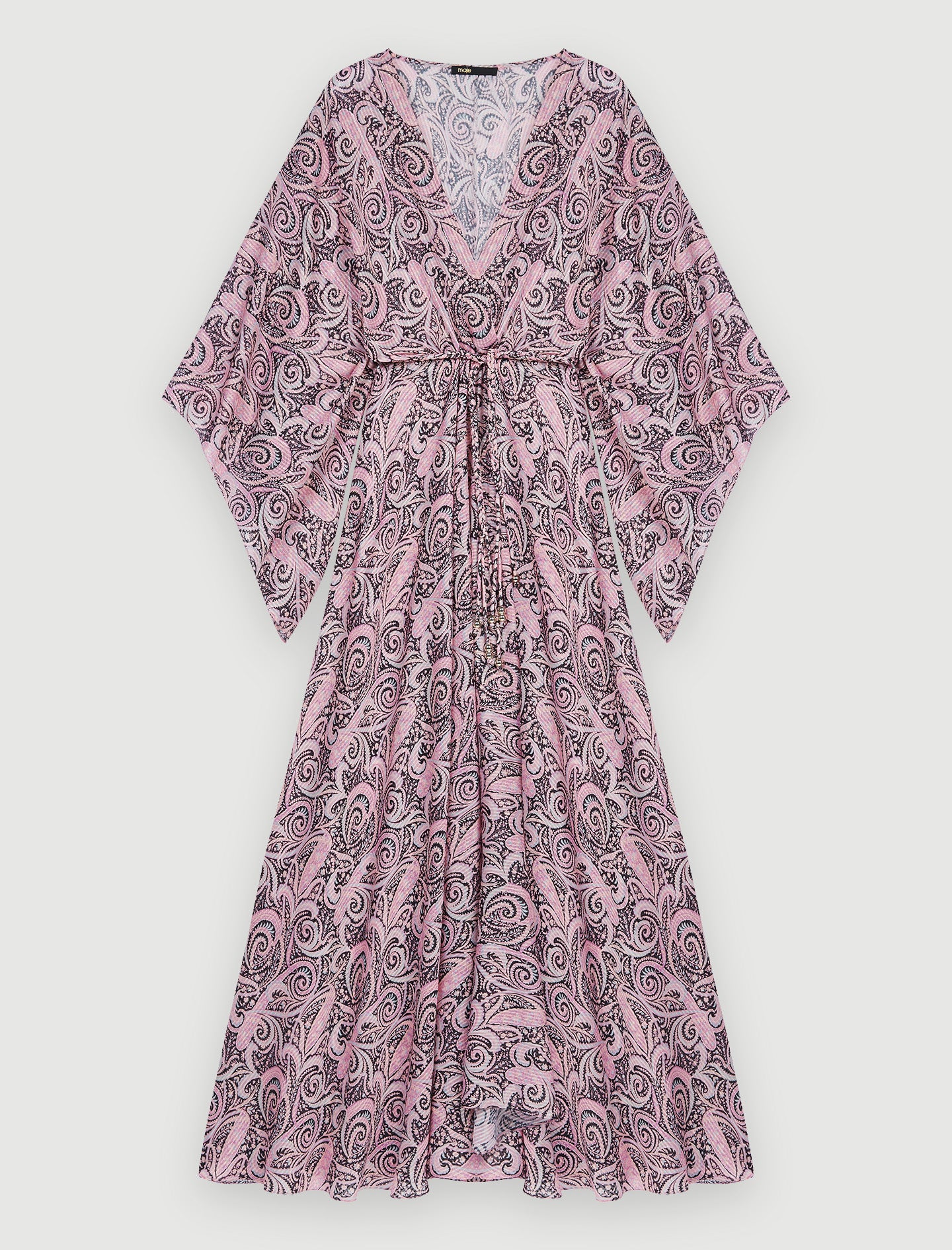 Vestido fluido con estampado Paisley