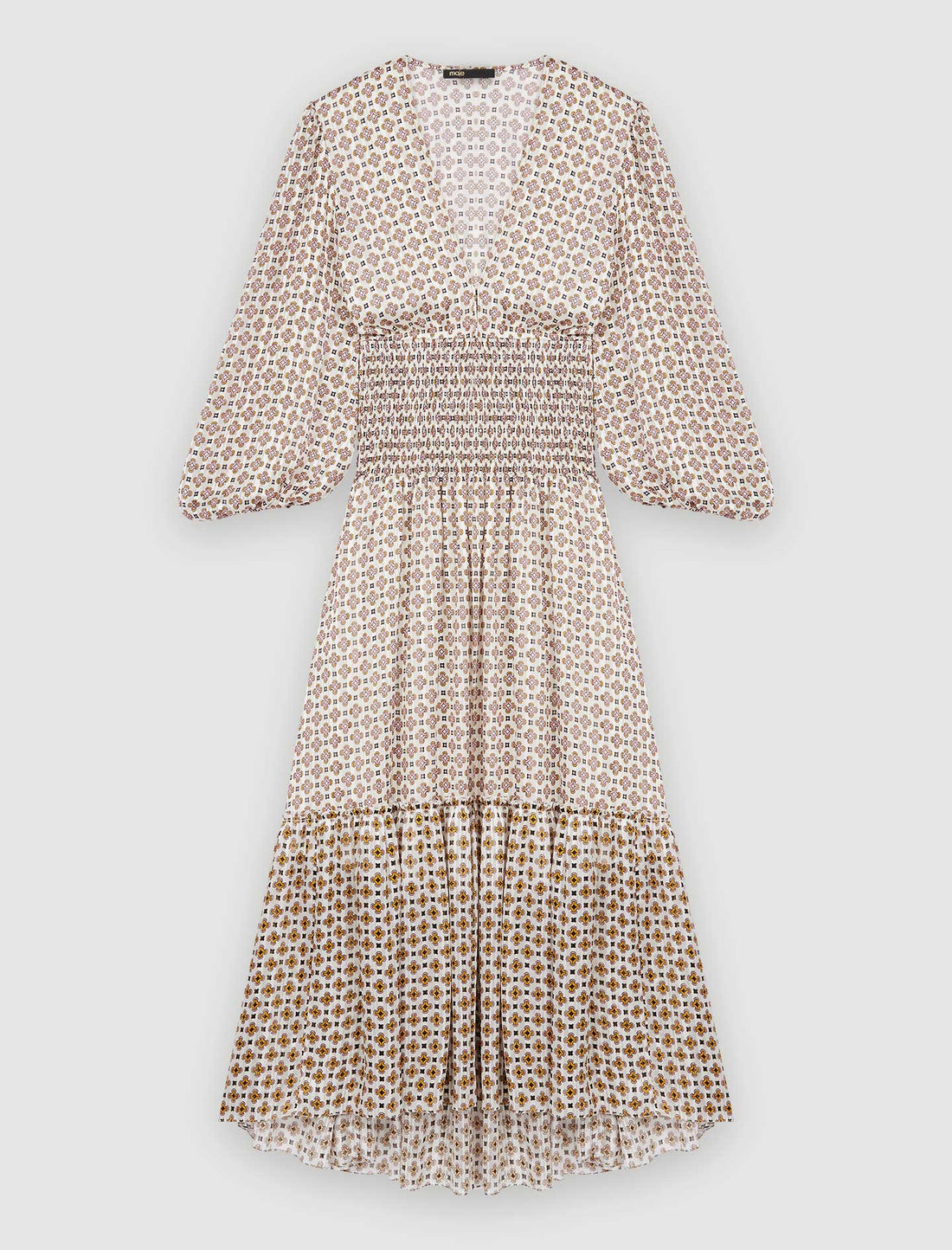Vestido de muselina estampado
