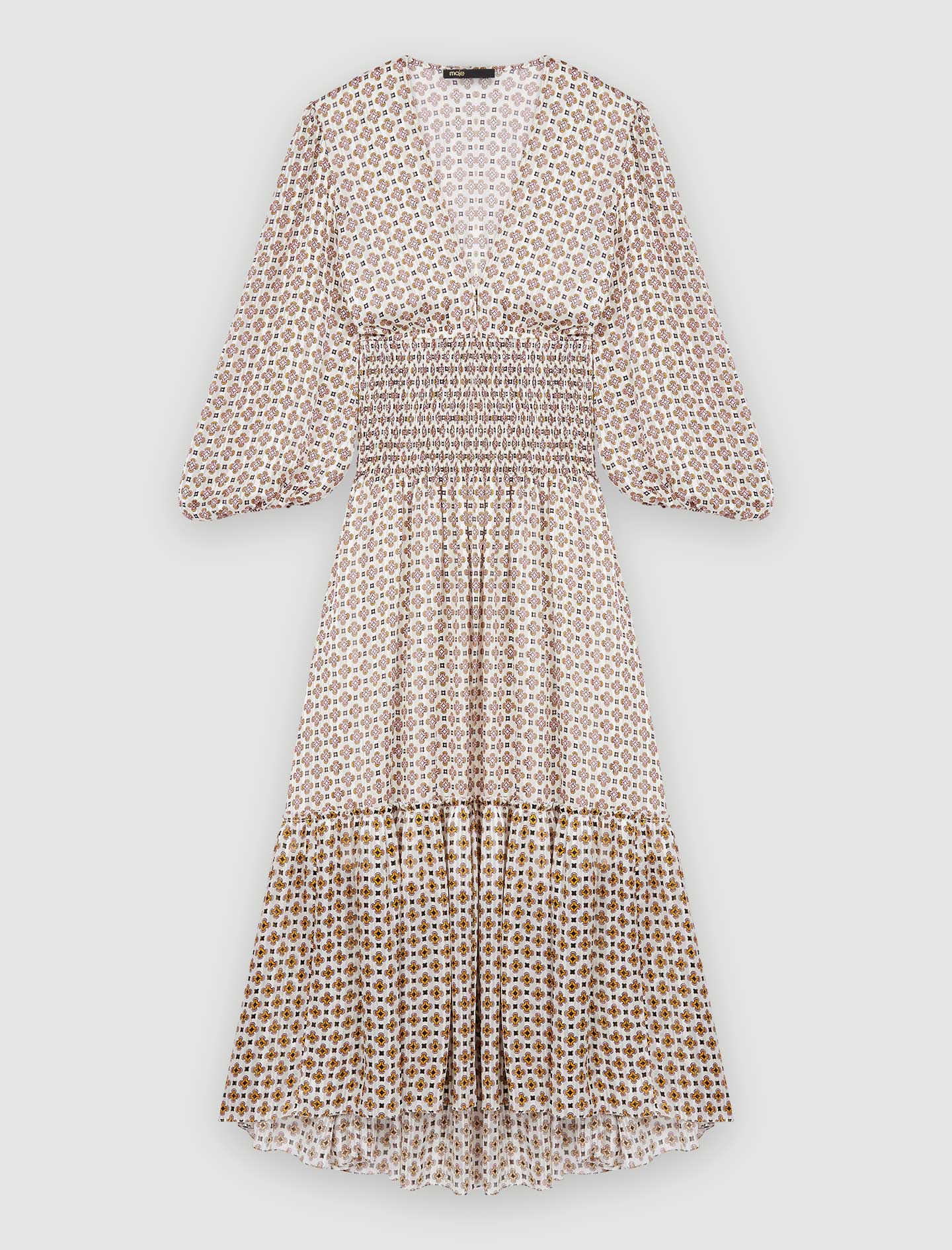 Vestido de muselina estampado