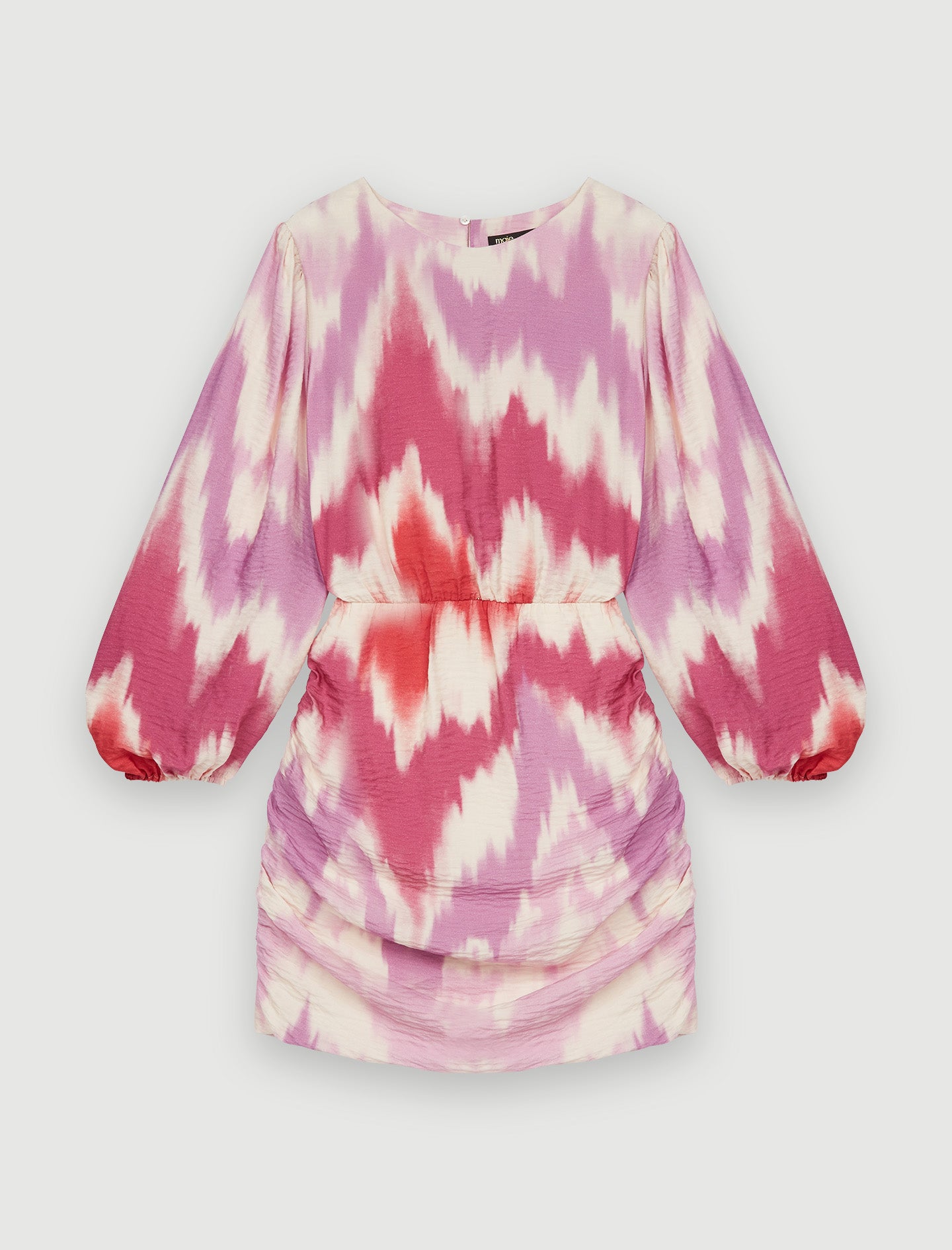 Vestido viscosa estampado tie and dye