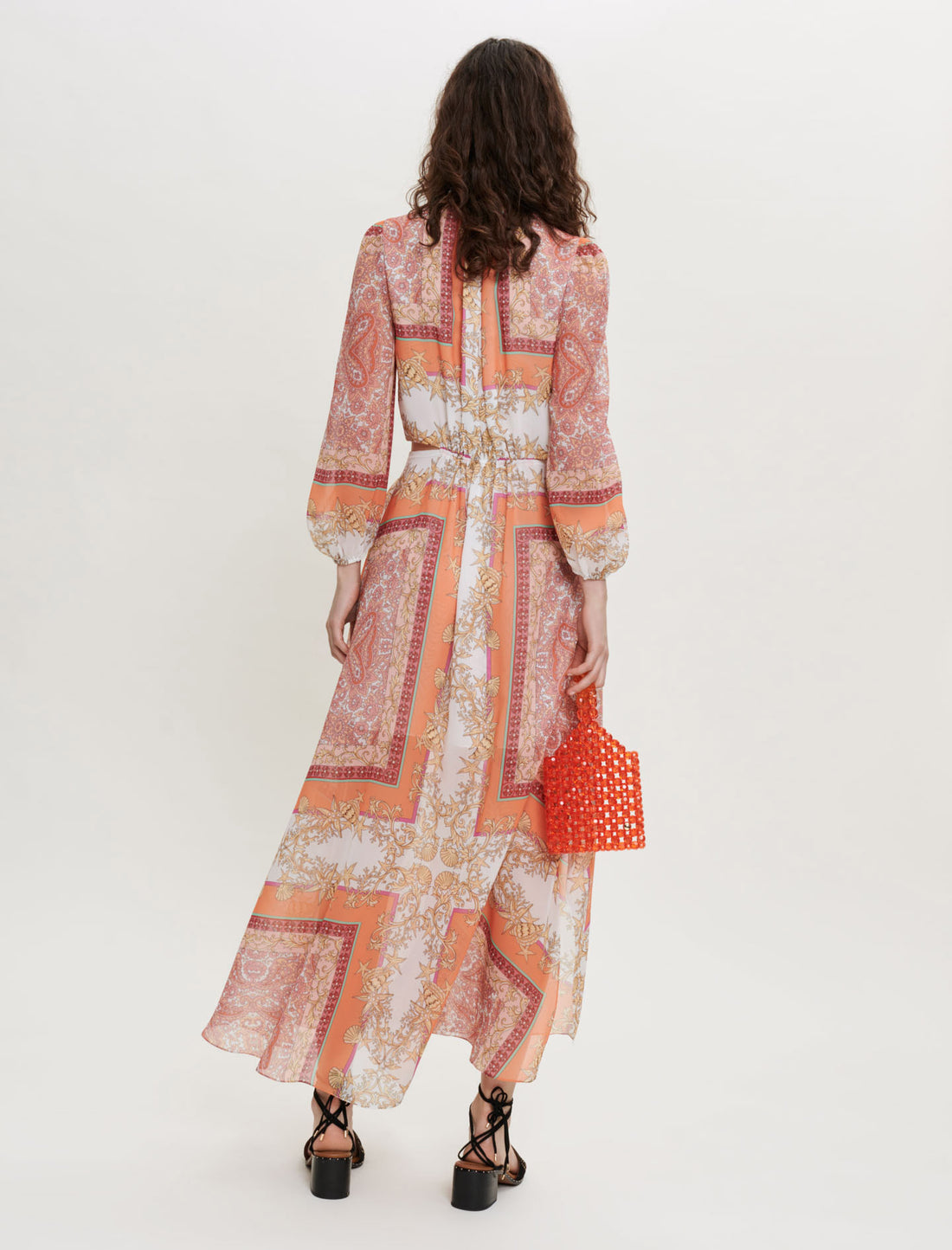Vestido de muselina estampado
