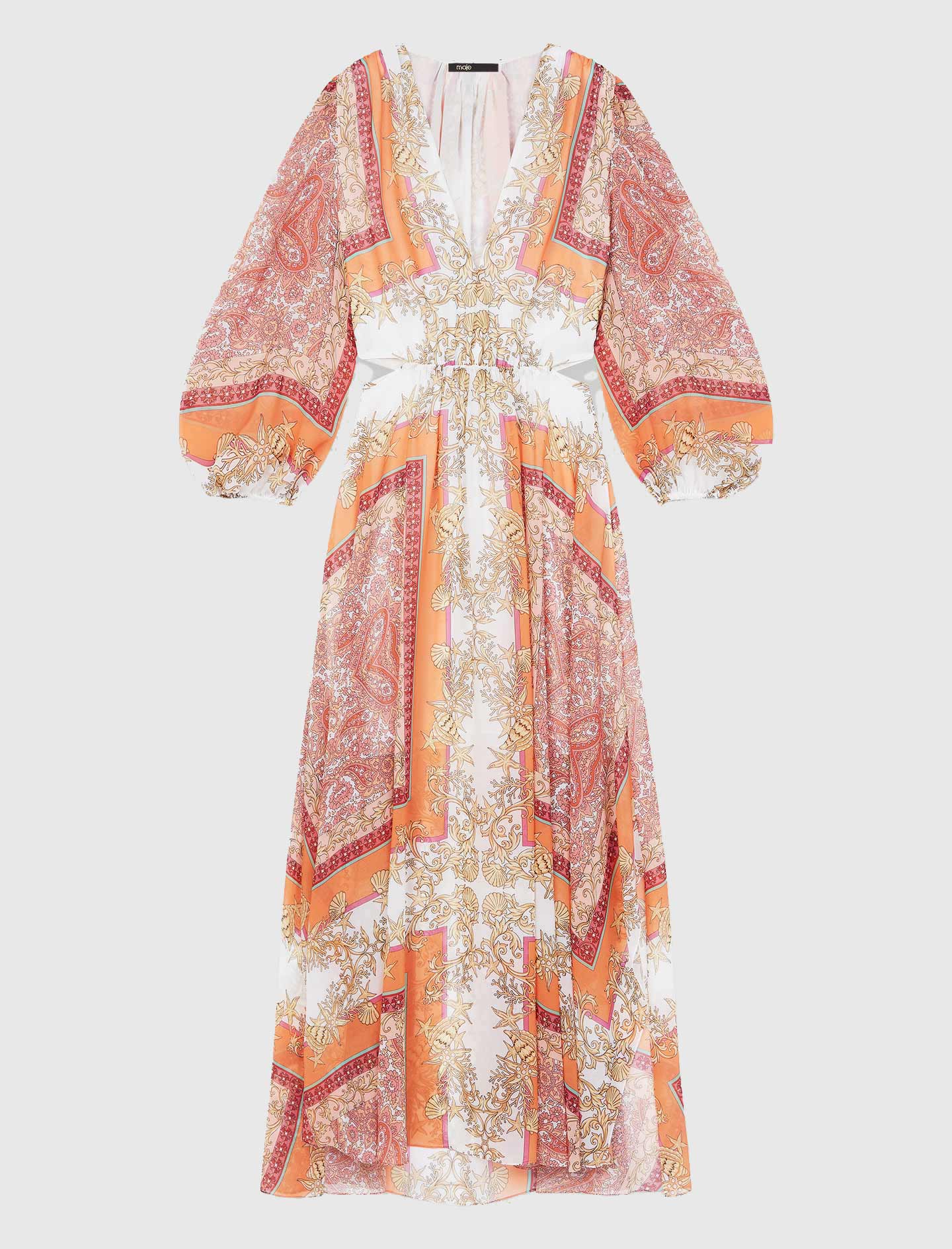 Vestido de muselina estampado