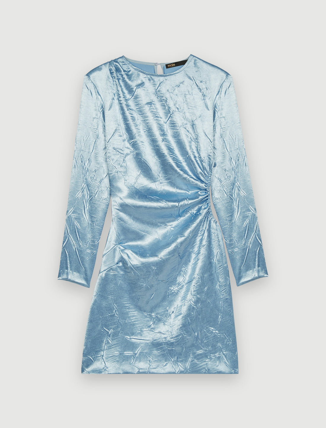 Vestido de raso ajustado