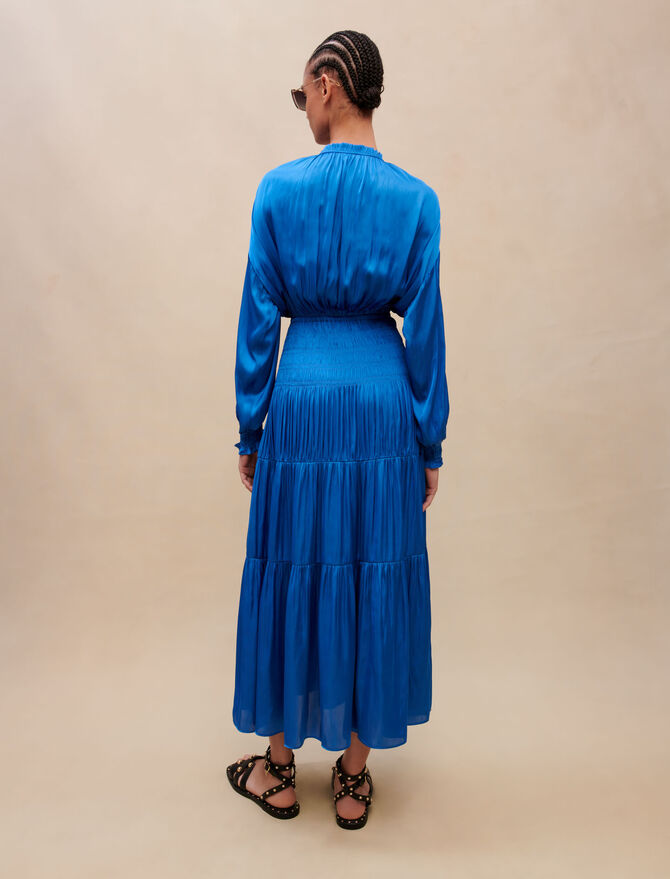 Vestido largo satinado