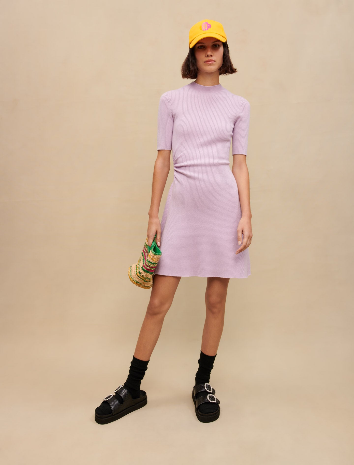 Vestido Parma de punto calado