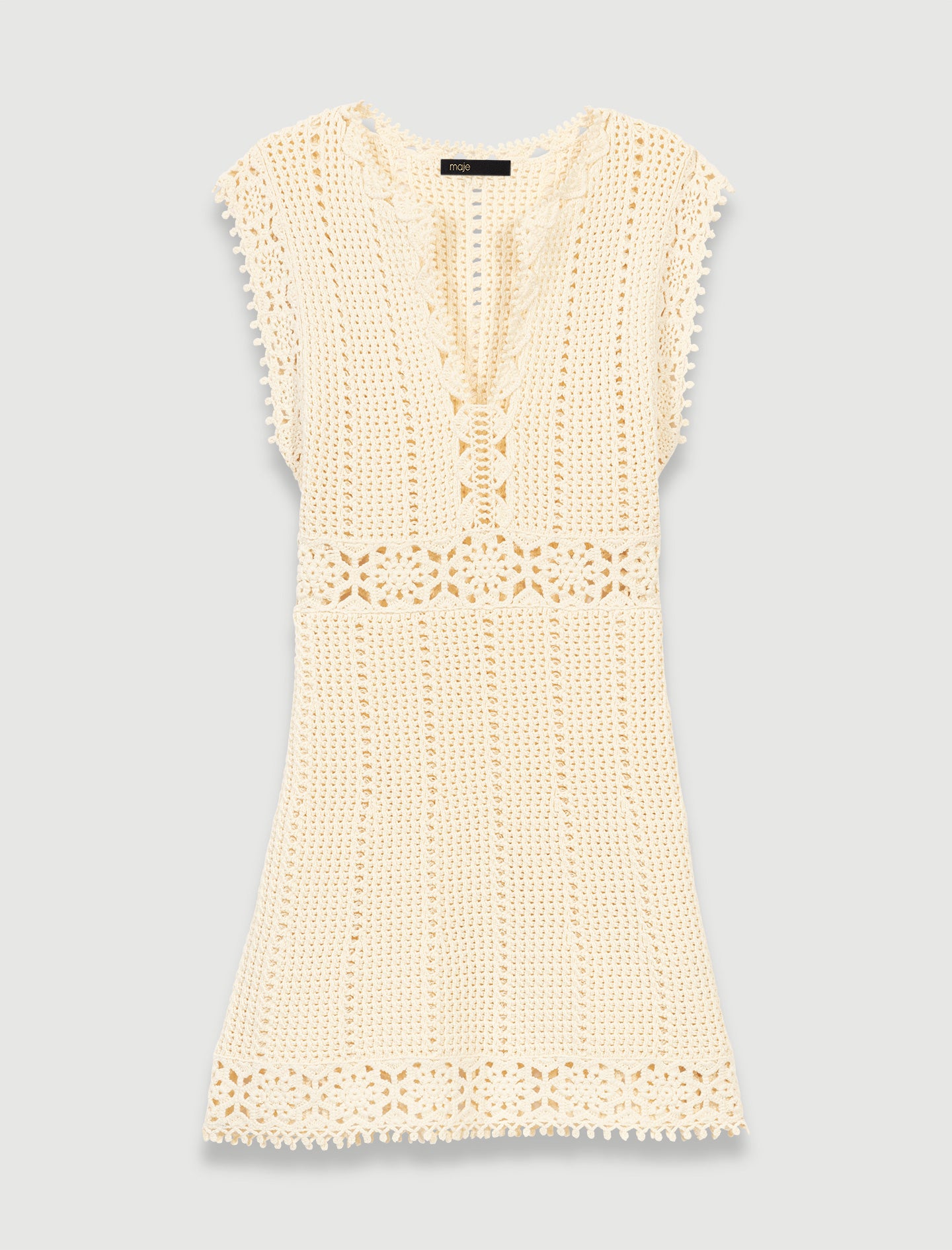 Vestido corto tejido