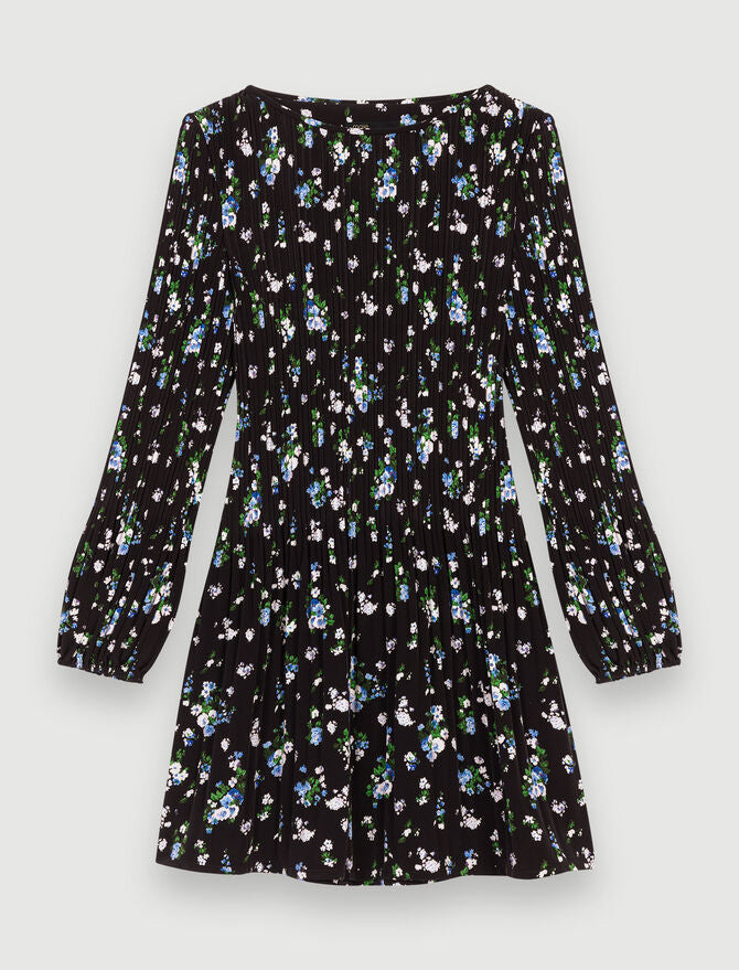 Vestido con estampado de flores
