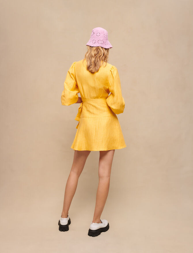 Vestido cruzado para anudar