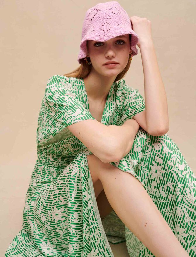 Vestido largo asimétrico