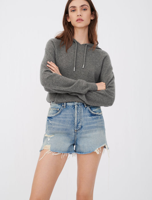 Maje | Short vaquero desgastado efecto usado Instinct