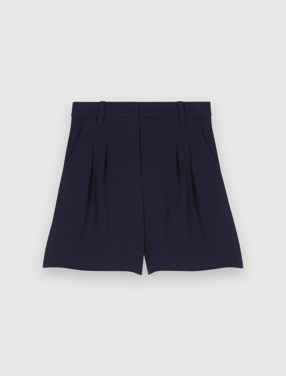 Short básico de crepé y revés de raso