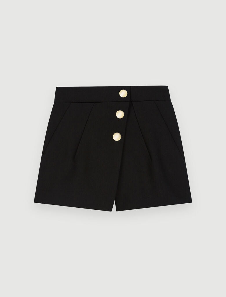 Short trampantojo con botones de espejo