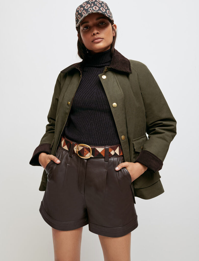 Short de piel de cordero