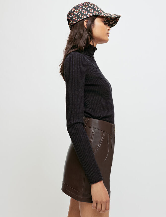 Short de piel de cordero