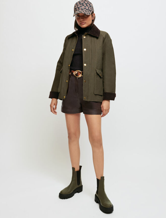 Short de piel de cordero