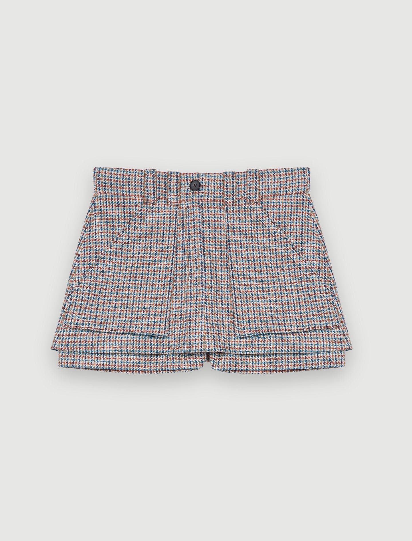 Short trampantojo de pata de gallo