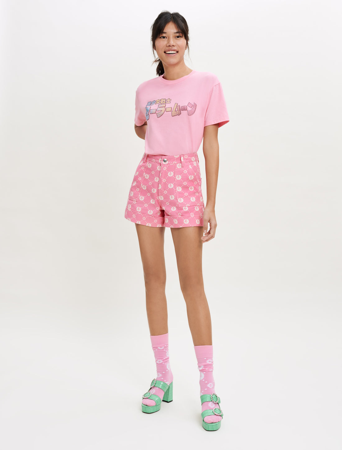 Shorts rosas Maje