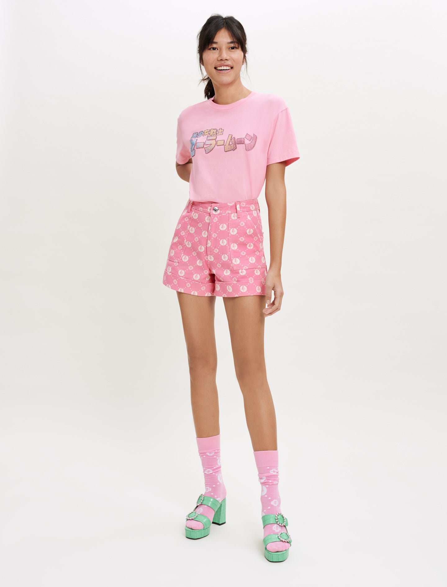 Shorts rosas Maje