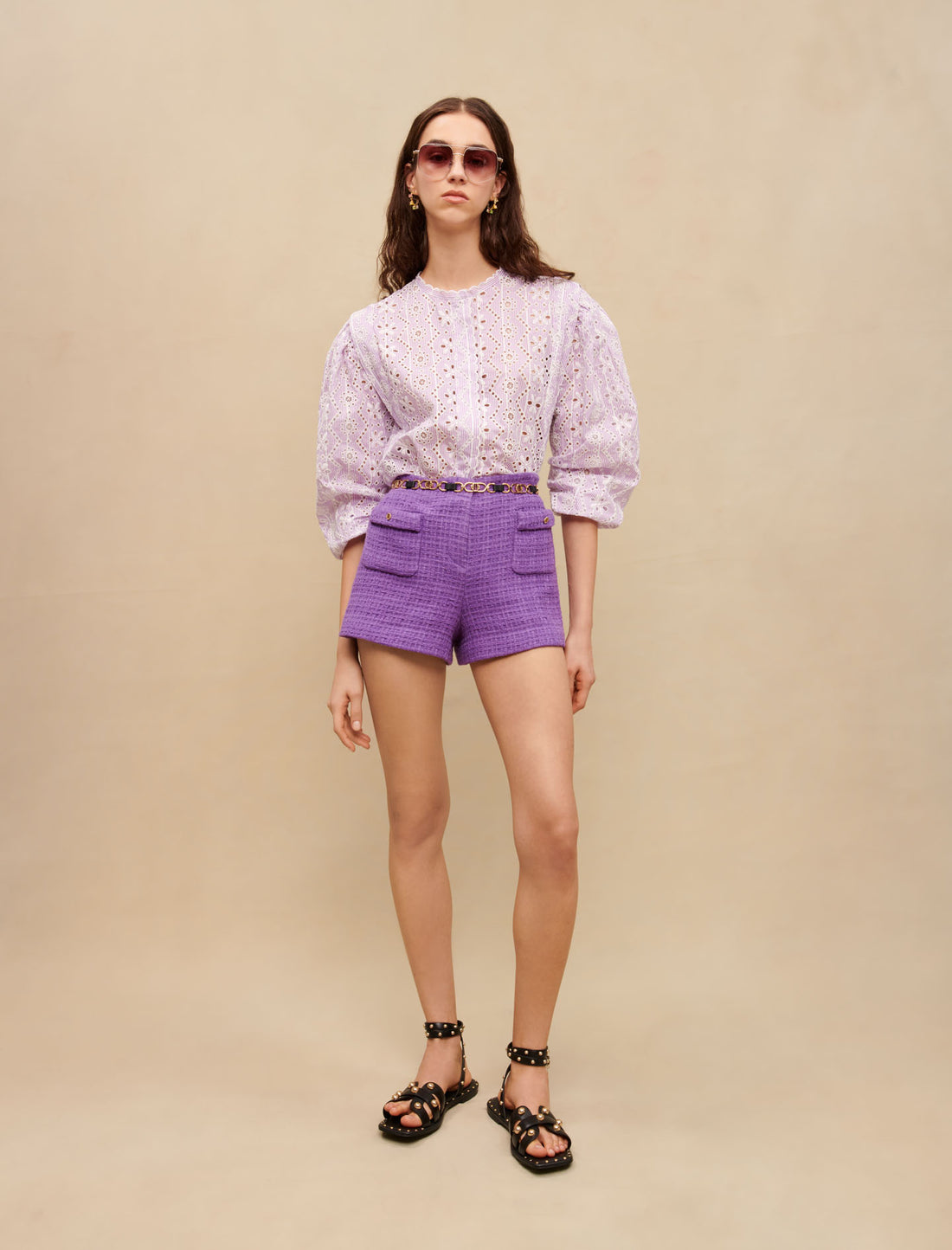 Short de tweed