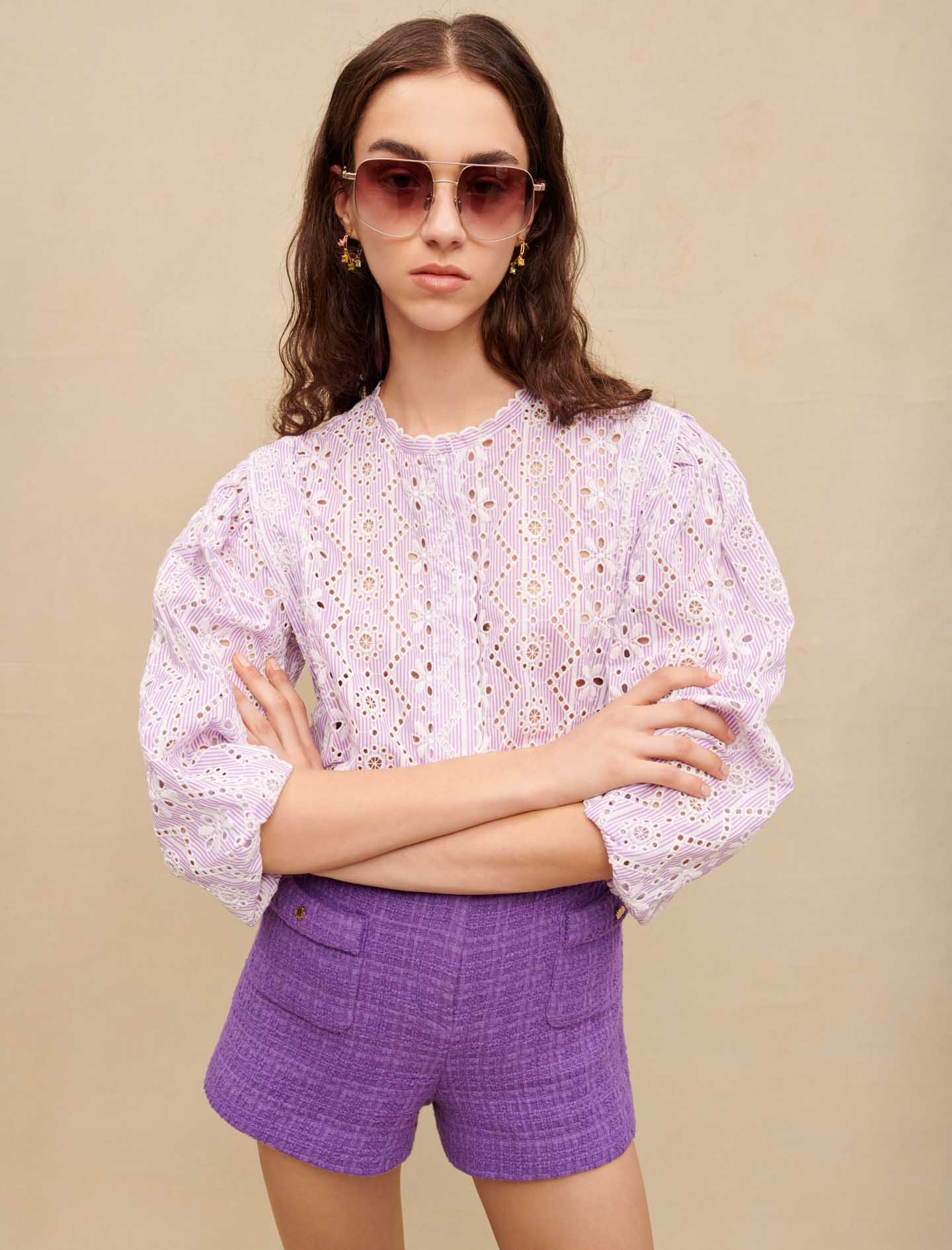 Short de tweed