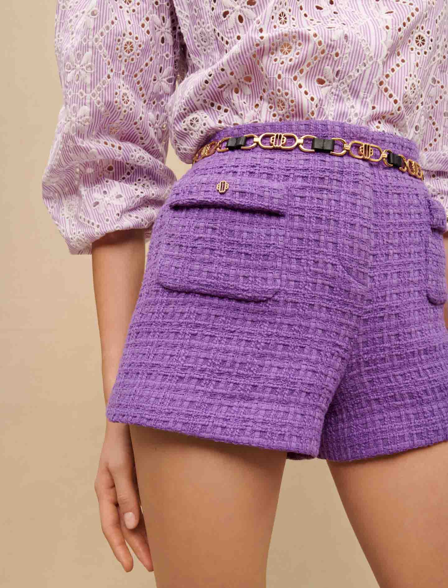 Short de tweed