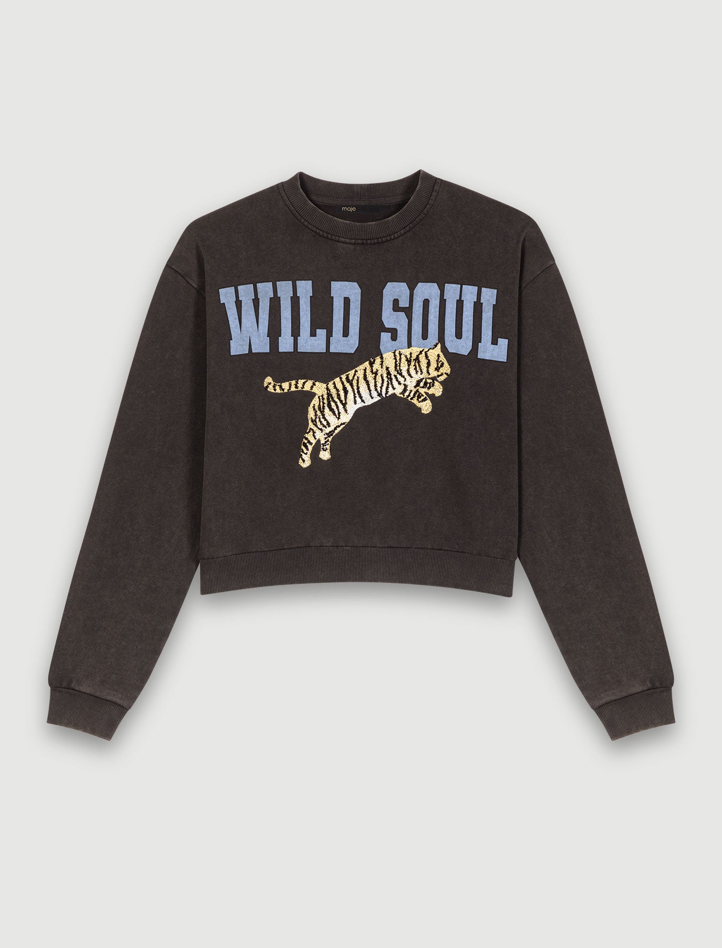 Sudadera de algodón con estampado
