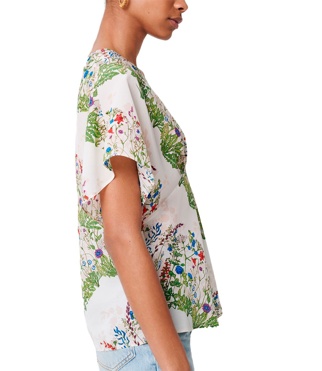 Top Liviere Ecru/Vert