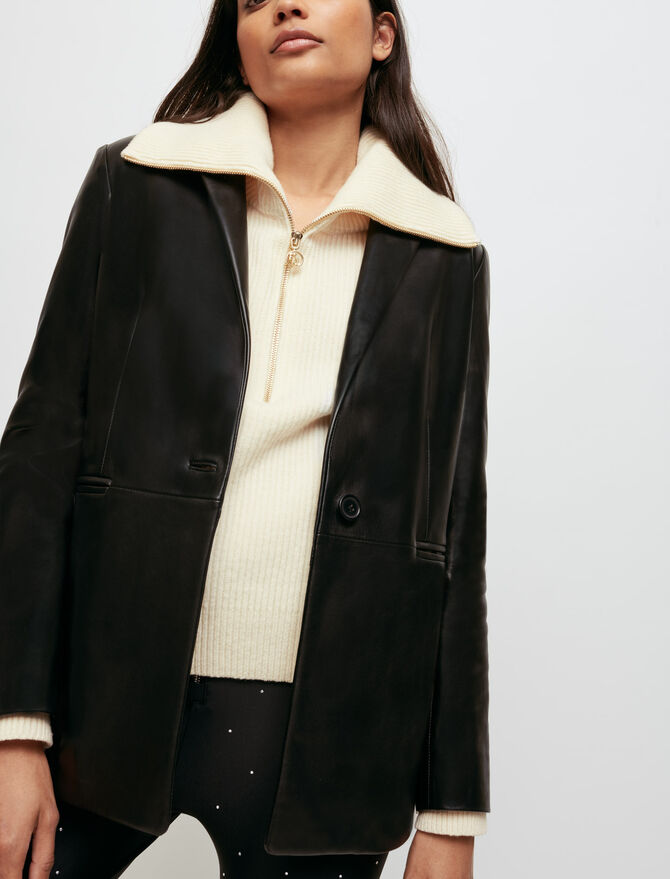Chaqueta de piel de cordero