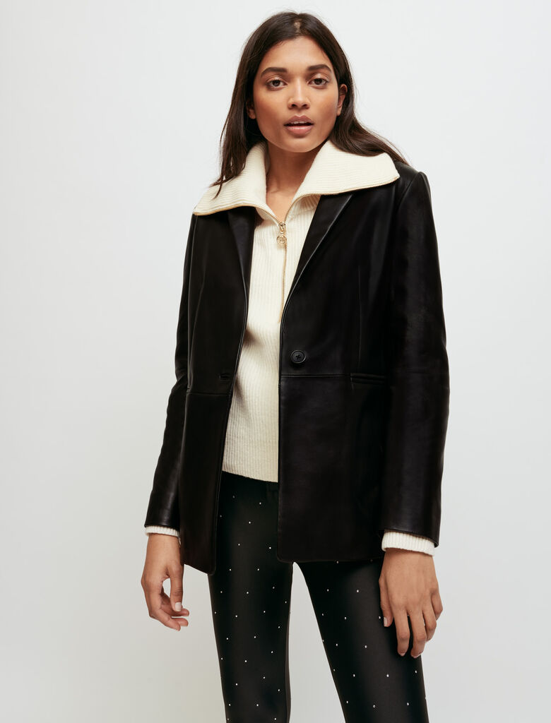 Chaqueta de piel de cordero