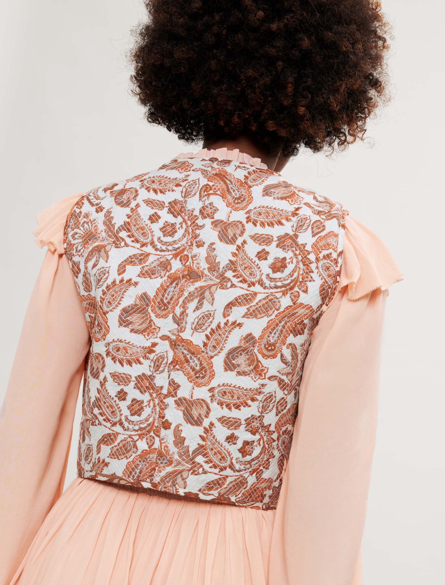 Chaleco de bouti estampado