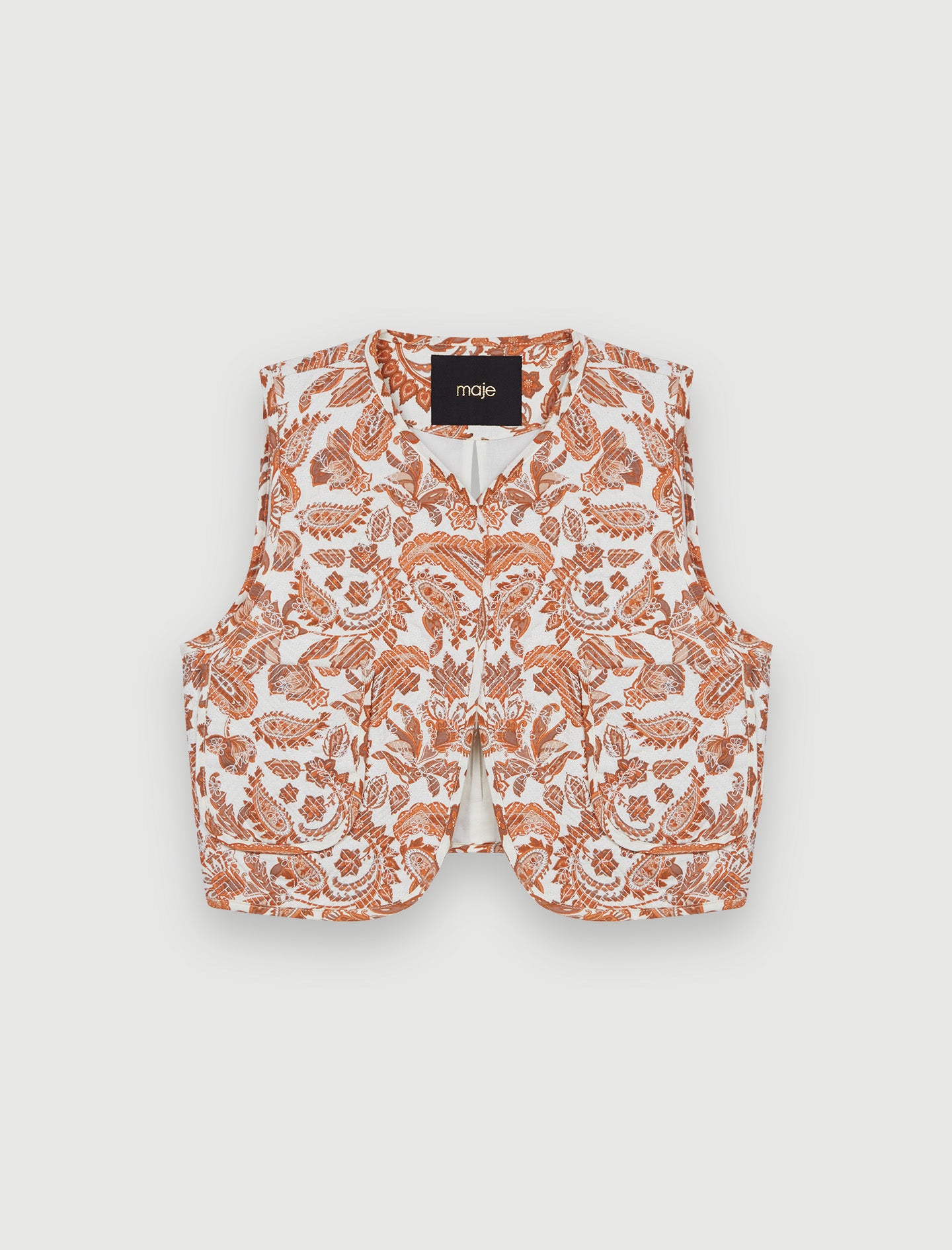 Chaleco de bouti estampado